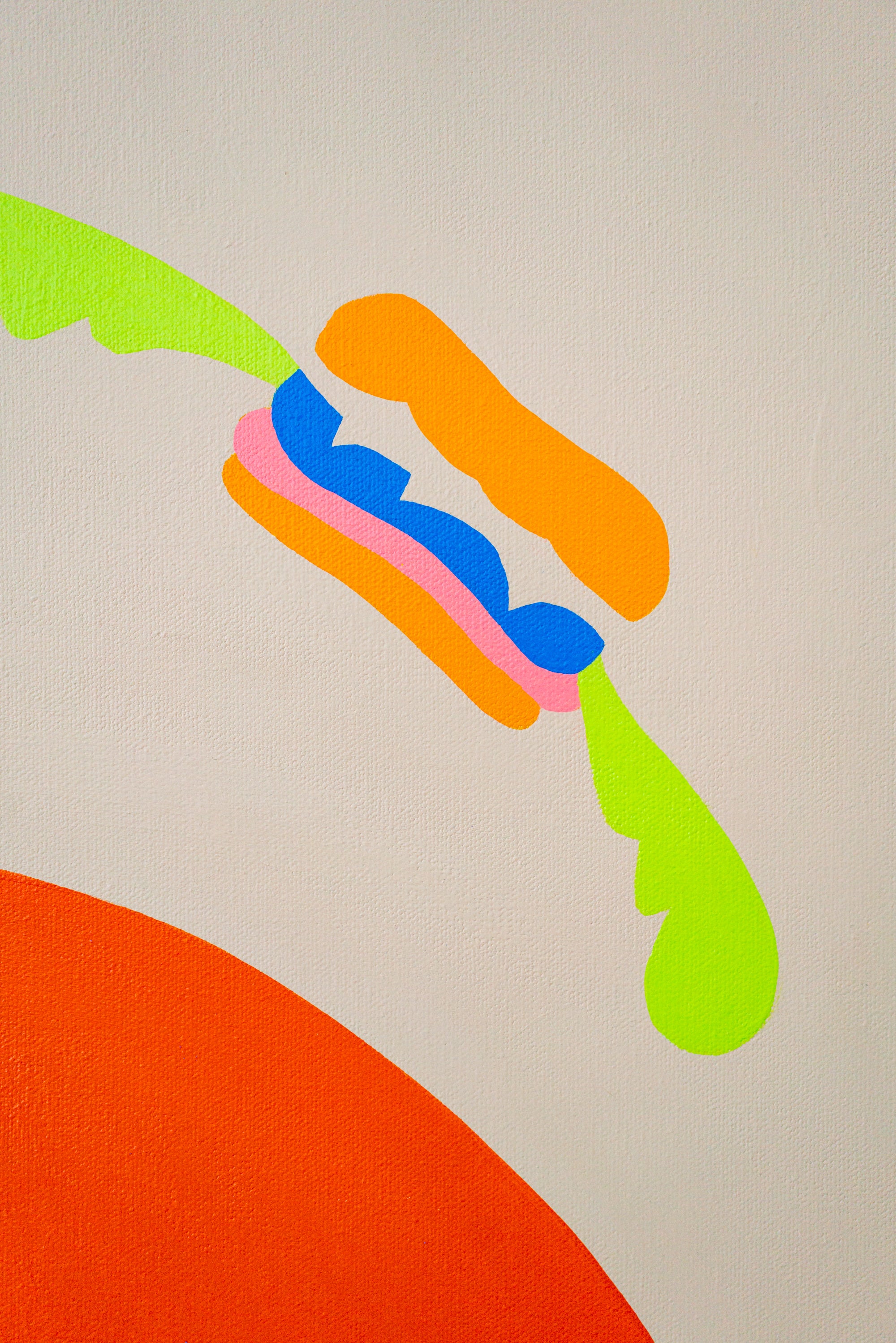 Handsy Burger - Original Painting