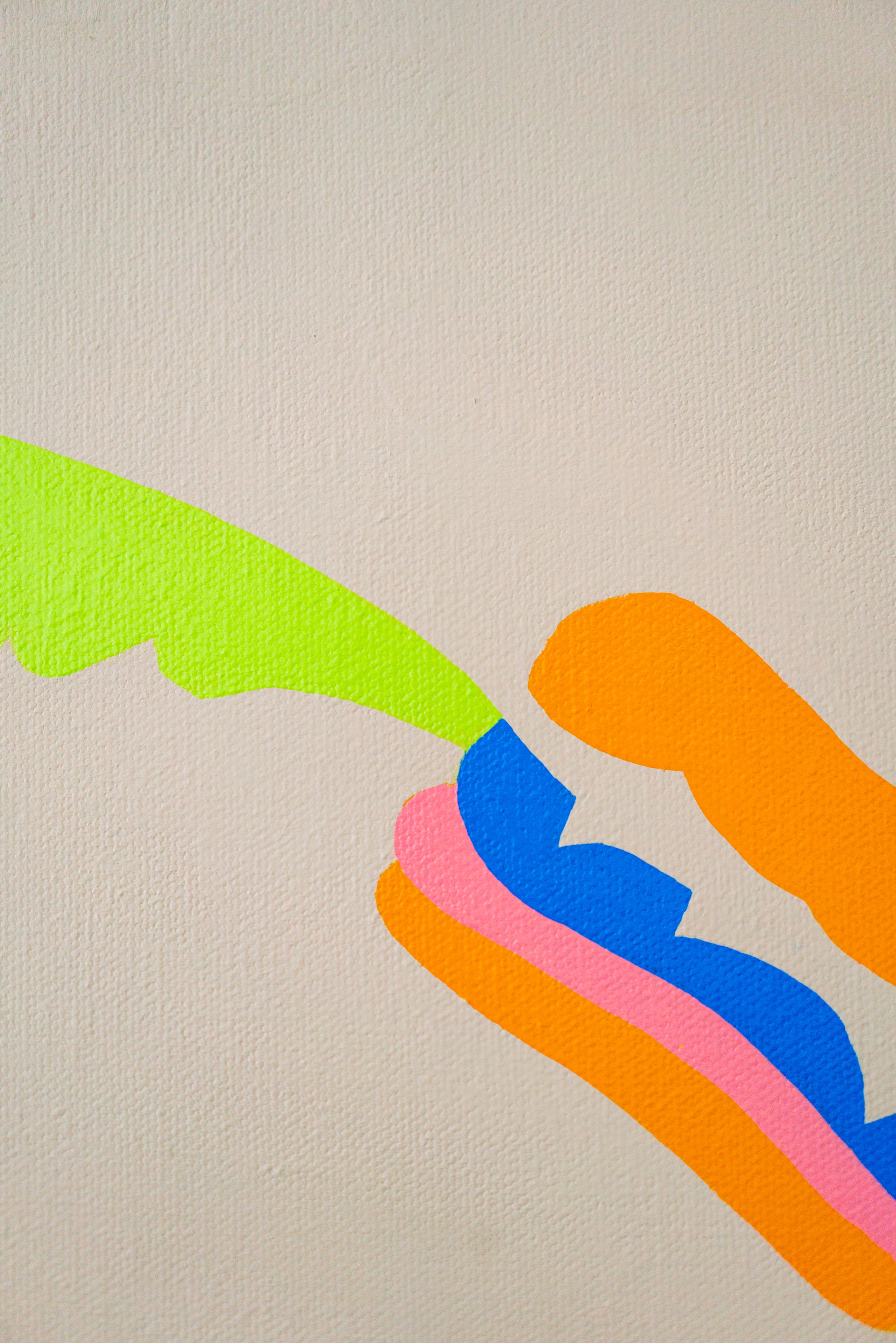 Handsy Burger - Original Painting